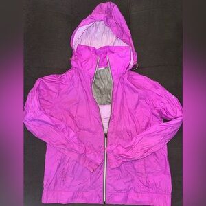 Columbia Women's Vibrant Magenta Water Resistant Windbreaker Jacket Women’s XL